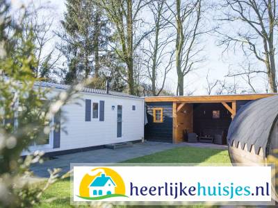 Luxe 6 persoons chalets met sauna en bubbelbad op de Veluwe.