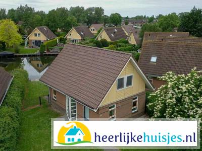 Mooi 6 persoons vakantiehuis aan het water in Medemblik, nabij het IJsselmeer.