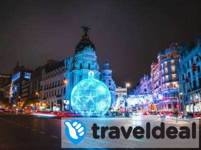 Ervaar de magische kerstsfeer van de Spaanse hoofdstad Madrid incl. vlucht en ontbijt!