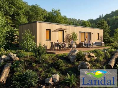 6 persoons hottub lodge