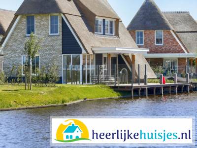 Luxe 8 persoons villa aan het Tjeukemeer in Friesland