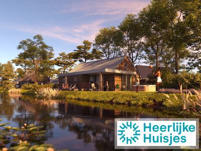 Gelijkvloers vakantiehuis voor 4 personen op vakantiepark in Drenthe