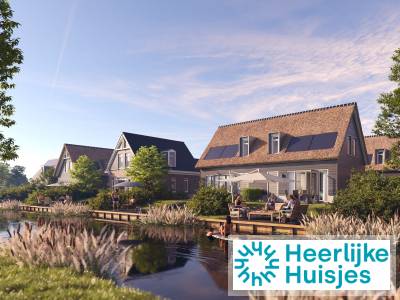 Stijlvolle Wellnesswoning voor 4-personen met buitenspa aan het water