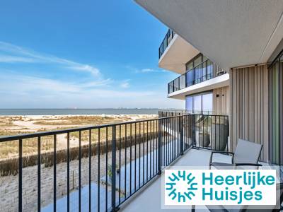 Modern 4-persoonsappartement aan zee met uitzicht op de Westerschelde en de Noordzee