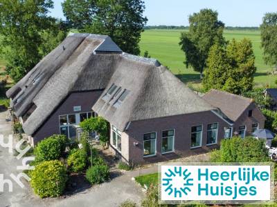 Prachtig en landelijk gelegen 6 persoons vakantieboerderij nabij Giethoorn