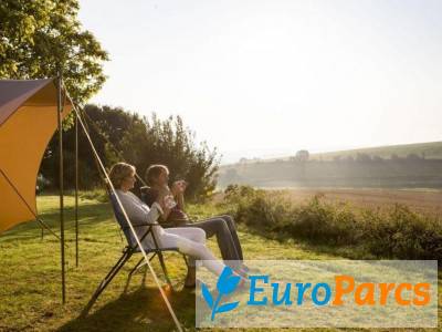 Kampeerplaats Comfort uitzicht