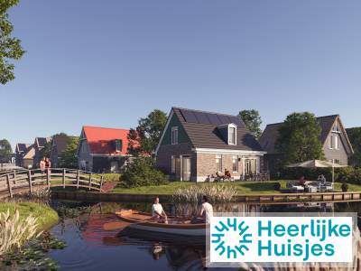 Comfortabele vakantiewoning voor 6-personen met tuin en aanlegsteiger nabij water
