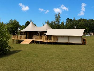 Glamfield Lodge Deluxe met hottub | 4 Pers.
