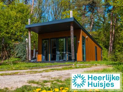 Chalet voor 2 personen met hottub en sauna direct aan Nationaal Park Dwingerlerveld