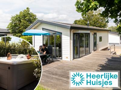 Mooi 5 persoons chalet met buitenspa op vakantiepark Het Esmeer