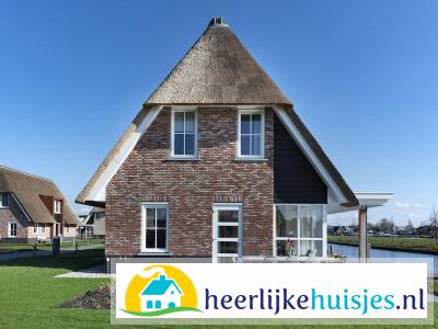 Luxe 8 persoons villa aan het Tjeukemeer in Friesland