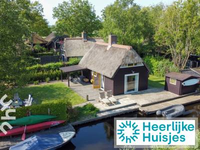 Gezellig 6 persoons vakantiehuis aan het water in hartje Giethoorn