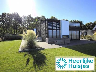 6 persoons vakantiehuis met dakterras op een vakantiepark aan het Veluwemeer.