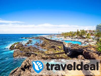 Geniet in Puerto de la Cruz, Tenerife! Incl. vlucht en ontbijt, halfpension of all-inclusive