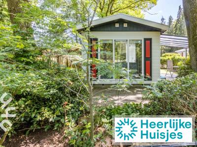 Comfortabel 2 persoons chalet in Vierhouten op een unieke locatie op de Veluwe